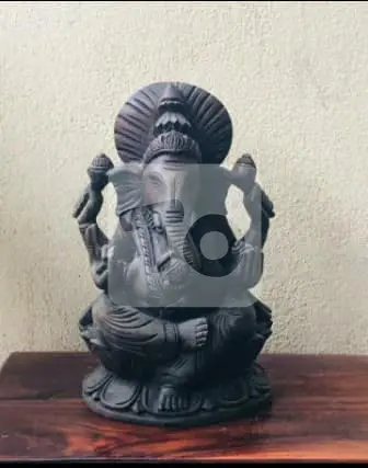 Statues of Ganesh - Wood Finished - Online Sri Lanka