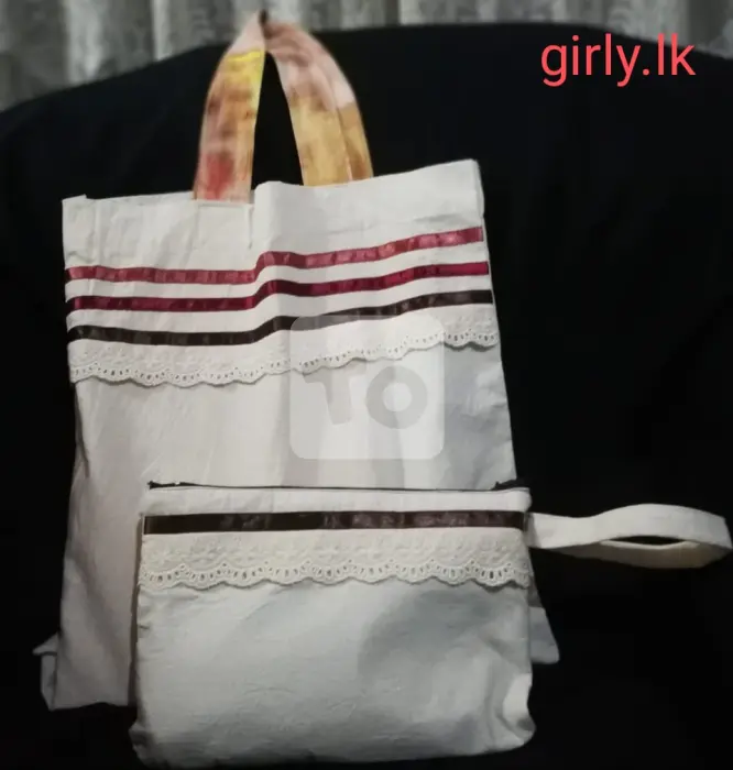 Hand painted Tote bag | Purse | Pillowcases | Serviettes - Sri Lanka | Made in Sri Lanka