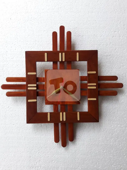 Wall Clocks in Sri Lanka - Wooden wall clock for your house living room or office space
