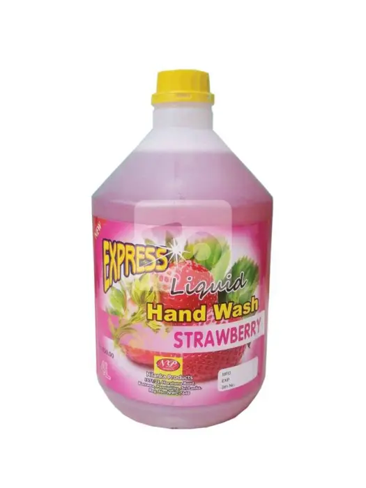 Hand wash liquid soap 4L can - strawberry smell