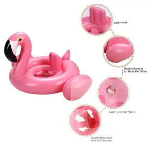 Flamingo Baby Inflatable Floaty for Pool