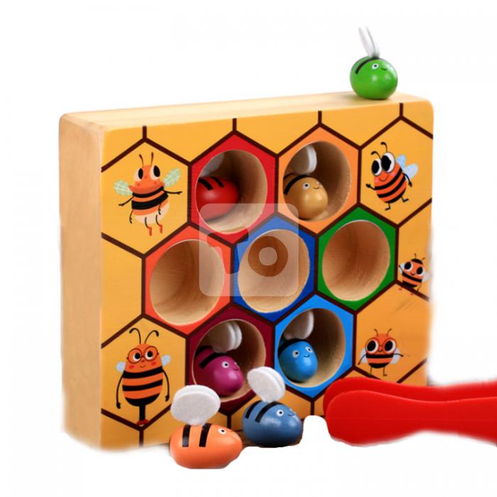 Bees and Beehive Stacking Cognitive Toy For Kids