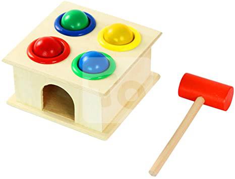 NUOBESTY Wooden hammering Toy