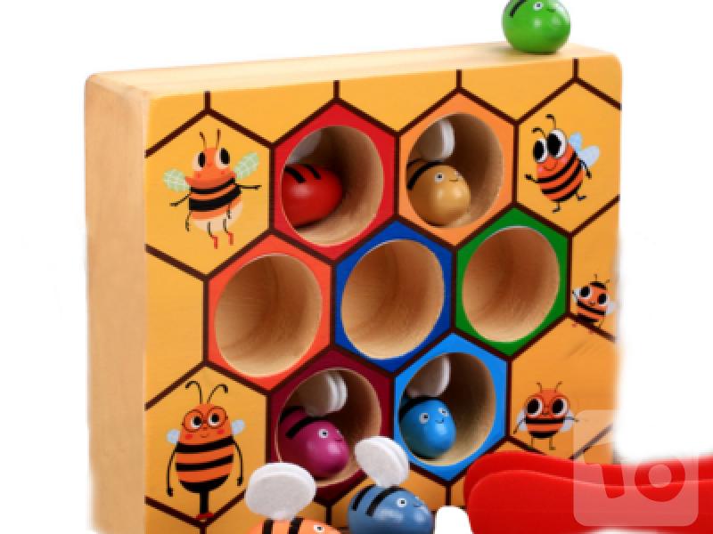 Bees and Beehive Stacking Cognitive Toy For Kids