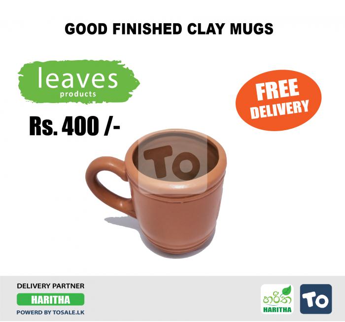 Clay mugs Sri Lanka latest designs with good finish