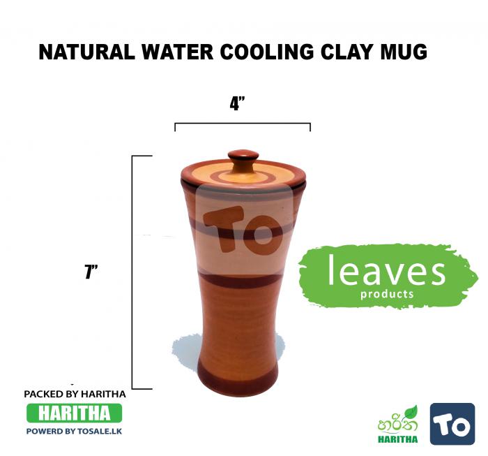 Clay Mugs - Natural water cooling clay mug in Sri Lanka