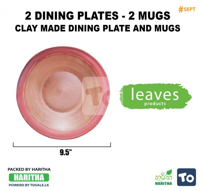 Clay and Potty plates - Oil Absorbing Dining Plates and Clay Mugs - Clay and Potty Products