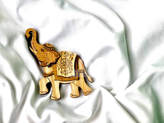 Fridge Magnet - Kandy Elephant Perahara Art Surface Magnet Art