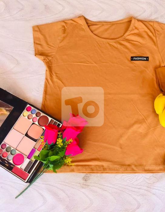 Comfortable single jersey women's t-shirt 100% cotton fabric Online Sri Lanka