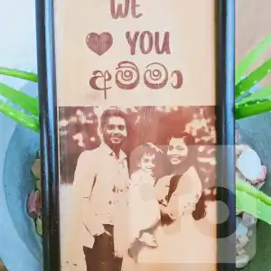 Valueble Engraved and laser Cuts wood finished lovely and appreciation gift Online Sri Lanka
