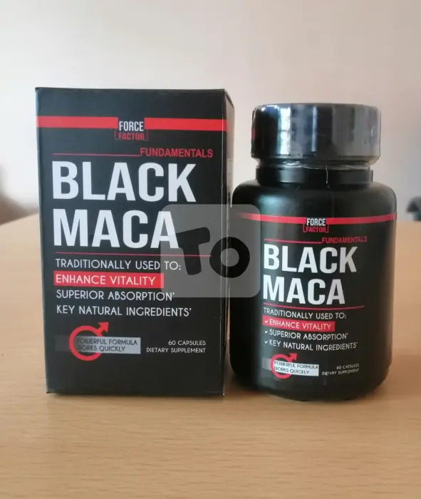 Force Factor Black Maca 60 Capsules 
