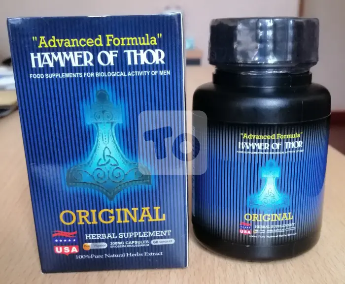 Hammer of Thor Extract 60 Capsules Energy Booster 
