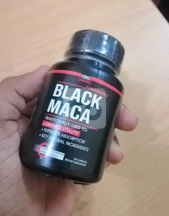 Force Factor Black Maca 60 Capsules /Buy 2 Get 1 free 