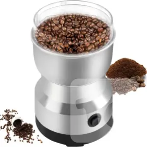 Electric Coffee Grinder,Mini Spice Grinder Electric 300ml with Stainless Steel 